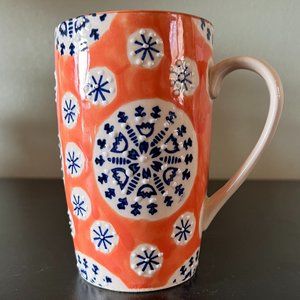 Deauville Veda Dining Dutch Collection Tall Mug w/ Embossed Design